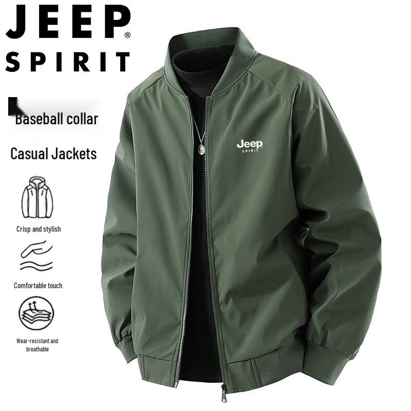 JEEP SPIRIT Men's Casual Baseball Jacket