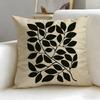 Classic Pattern Modern Flowers Cushion Cover Soft  EasyWash Pillow Case  Versatile for Couch Bed Travel and Office