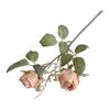 Fake Bloom Arrangement Artificial Silk Rose Home Decor Photo Props 32cm Height Flexible Stem Artificial Rose Bouquet