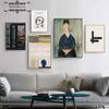 Matisse Simple Line Drawing Poster Modigliani Retro Women Portraits Nordic Wall Art Painting Canvas Pictures Print Home Decor