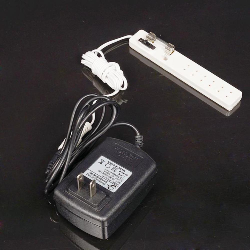 1/12 Dollhouse 6Way Socket Converter Accessory for 12V Miniature Lighting Lamp