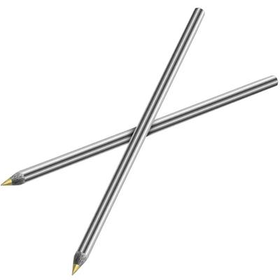 Caneta riscadora de liga metálica Marcador de metal para madeira Metalurgia Marcenaria Ferramentas manuais Caneta riscadora de carboneto para corte de vidro e azulejo