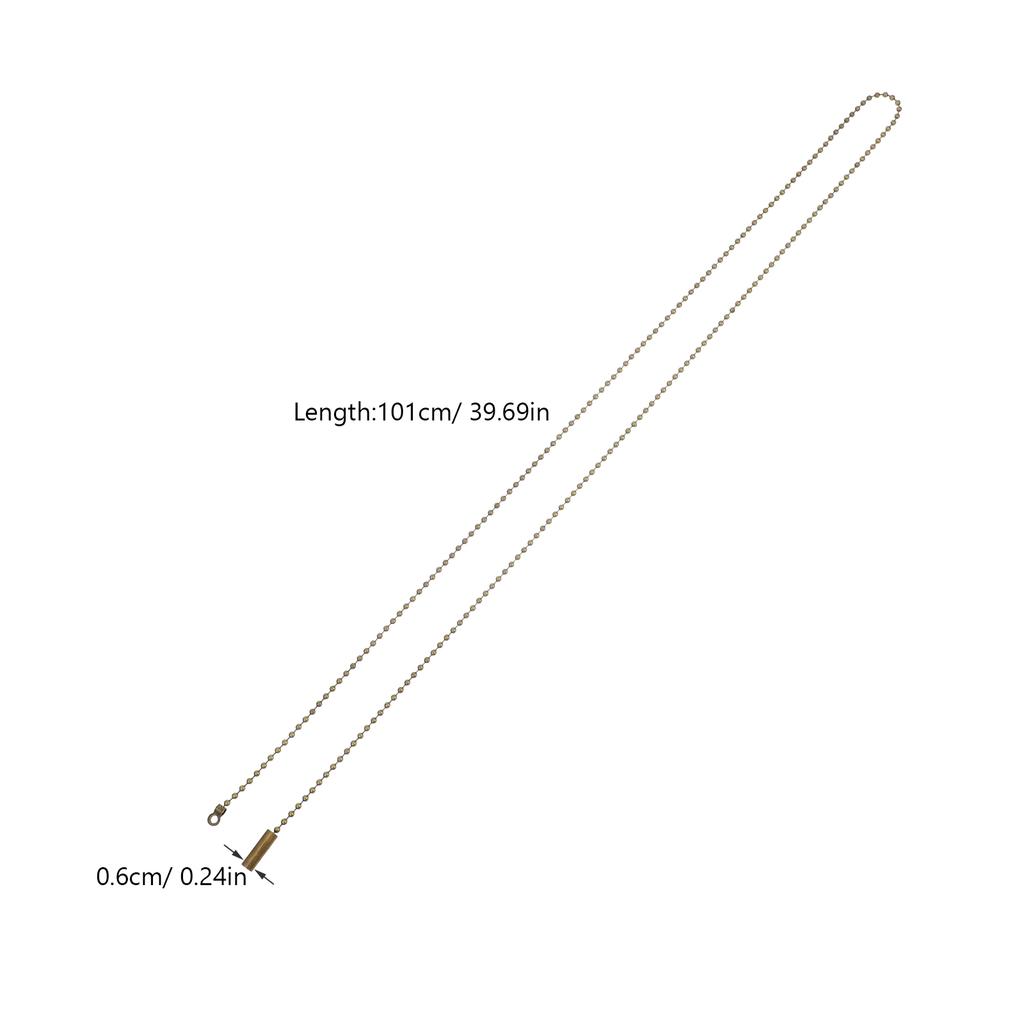 Wall Light Switch Rope Ceiling Fan Accessory Beaded Chain Teardrop Pull for Copper Lamp Extension