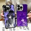 Anime D-Danganronpa Plating Phone Case For Iphone 16 17 Pro Max Air 16E 14 15 Plus 12 13 Mini Anti-Fall Airabag Cover