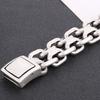 20MM Men's Stainless Steel Viking Braided Chain Bracelet for Man Woven Rope Bangle Cool Hip Hop Motorcycle Biker Jewelry 23.5CM