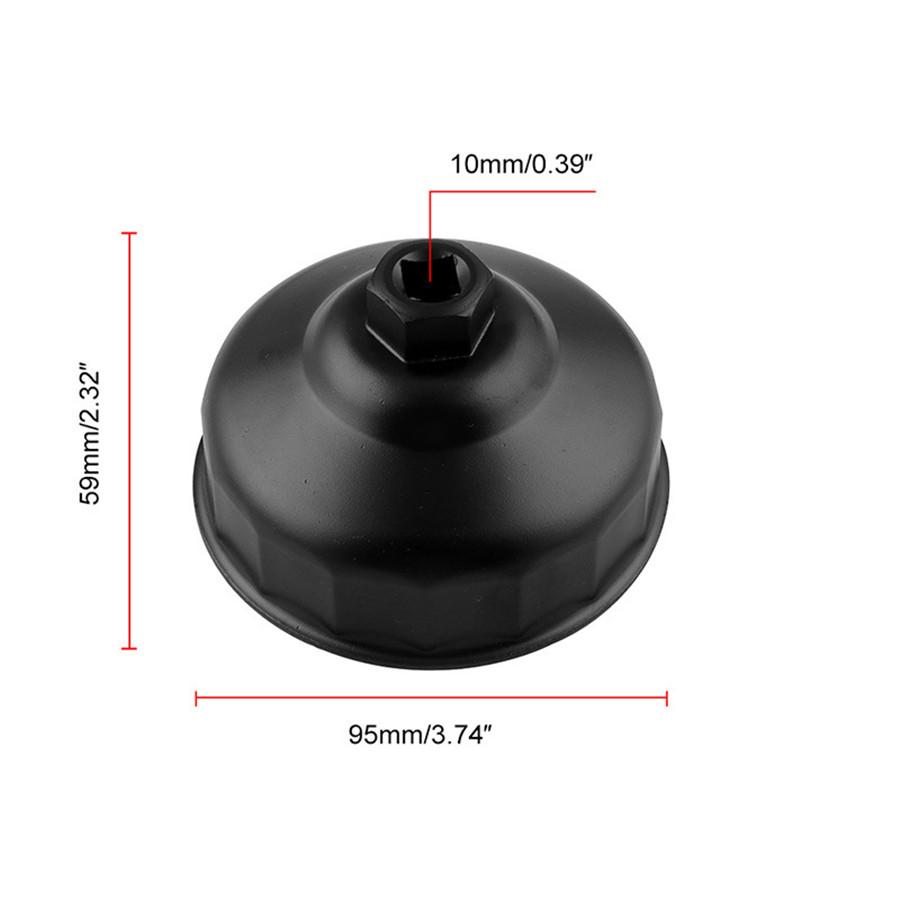 1x Oil Filter Wrench Housing Cap Remover Tools 86 MM 16 Flute Fits For BMW X5 X6
