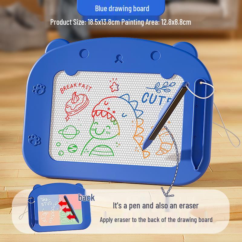 Colorful Magnetic Drawing Board for Kids - Detachable Writing & Graffiti Tool for Kindergarten Learning