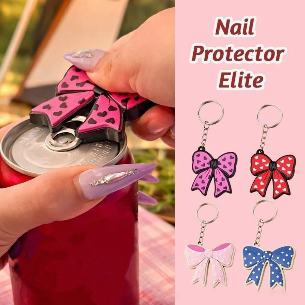 Beautiful Practical Bow Keychain Bottle Opener Bow Tie Shape Bow Jar Remover Beer Kitchen Tool