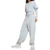 Puma Solid Logo Crew Neck Loose Short Sleeve T-Shirt Women Tops Frosted-Dew 626801-26