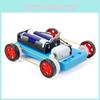 Stem Science Experiment Diy Fourwheel Race Car With Electric Motor For Kids Educational Toy Set