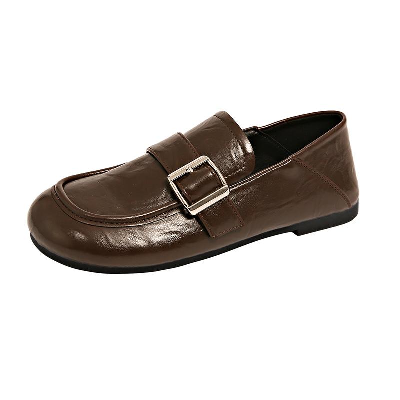 Spring Soft-soled Versatile Women's One-pedal Single Shoes Single Shoes Shallow Mouth New Comfortable Shoes