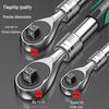 Baolian 1/4-inch Drive Telescopic Ratchet Wrench