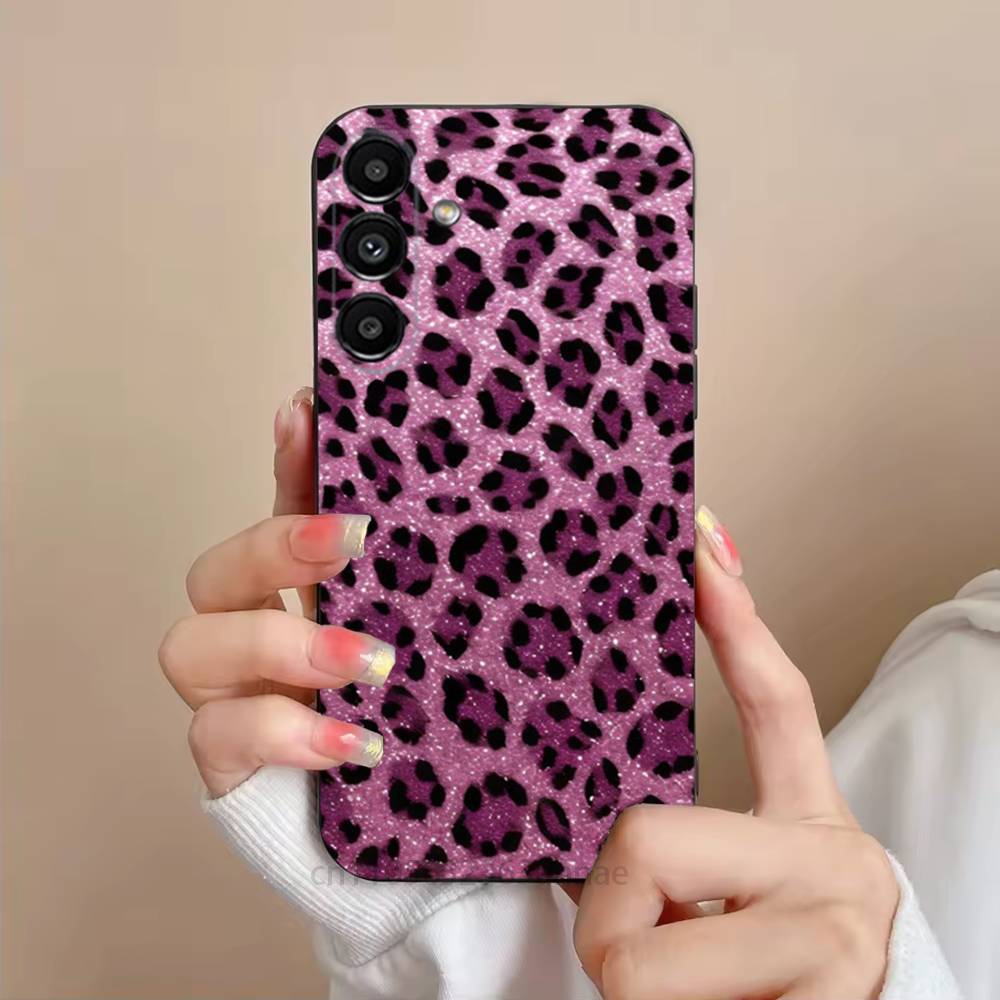 

Leopard Pink Tiger Cool Phone Case For Samsung S25,24,21,22,23,S30,Ultra,S20,Plus,Fe,Lite,Note,S10,S9,Black Soft Shell SamsungS22ULTRA5G