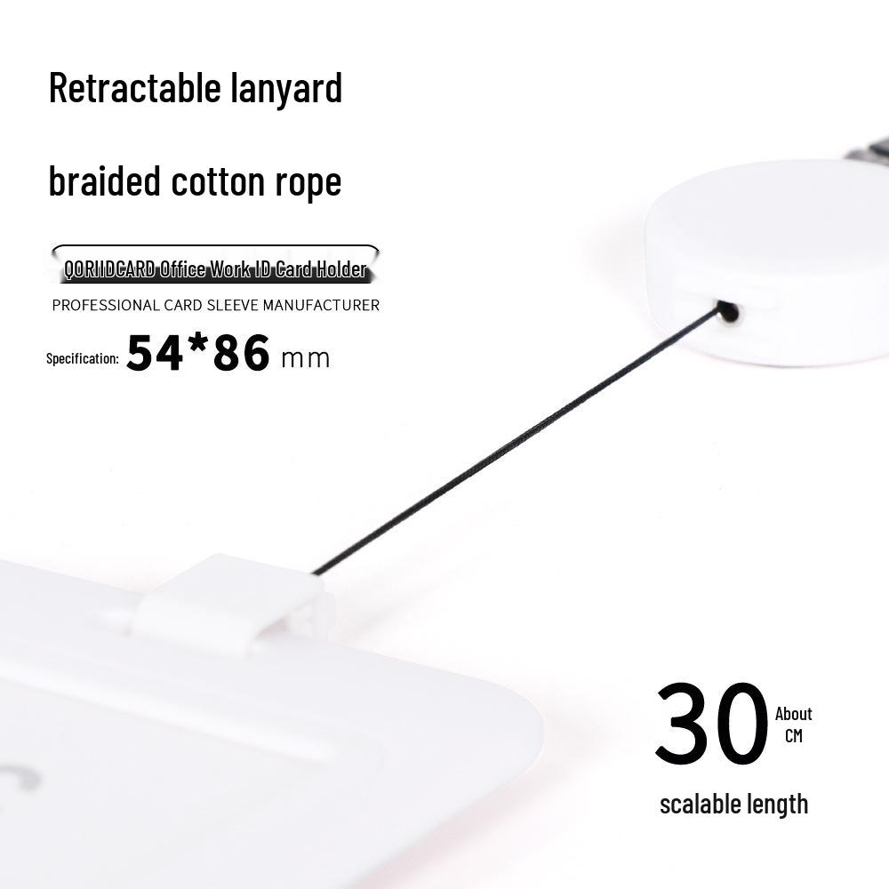 Retractable Lanyard ID Card Holder for Professionals and Students