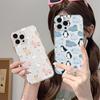 Cute Animes Puppy Kitten Clear TPU Mobile Case for iPhone 17 16 15 14 13 12 11 X XR XS Air Pro Max Plus Mini Colorful Cover