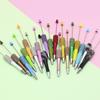 Rhinestone Bead Ballpoint Pens Retractable Ballpoint Pen Write Smoothly Novelty Writing Pen for Student Kid Game Reward