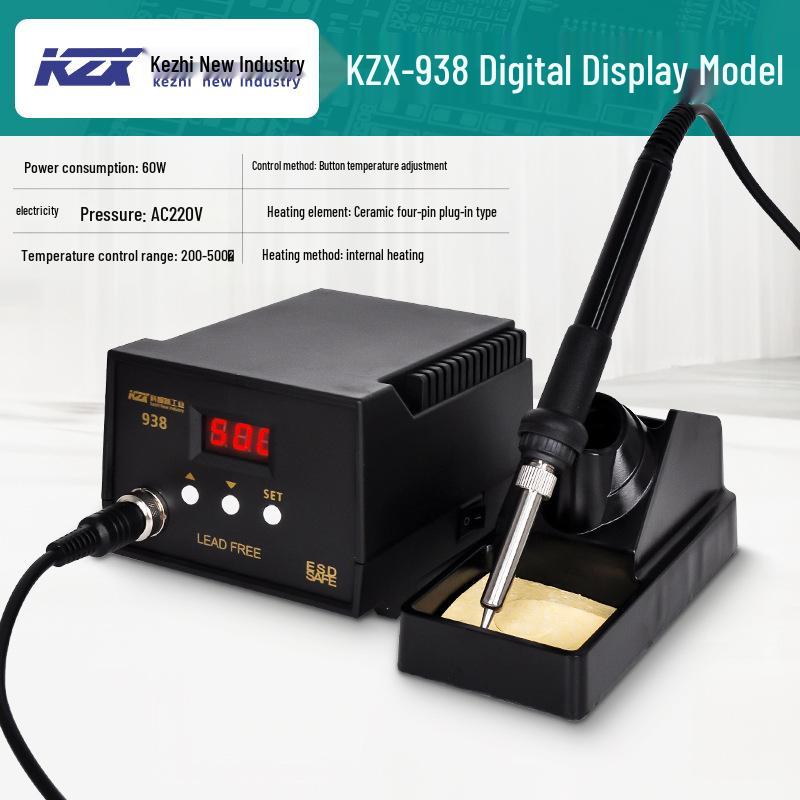 Kezhi 60W Digital Display Soldering Station 936, Internal Heating, Adjustable Temperature for Mobile Phone Repair.