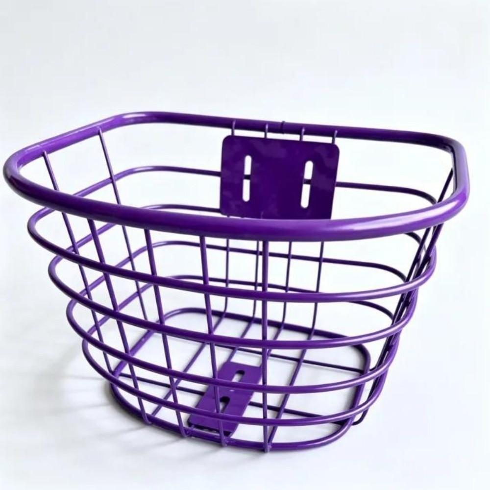 Metal Bicycle Front Basket Easy To Install Bike Front Basket Children's Folding Bike Accessories