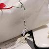 Mobile Phone Pendant Beaded Phone Chain Bowknot Pearl Keychain Camera Accessory
