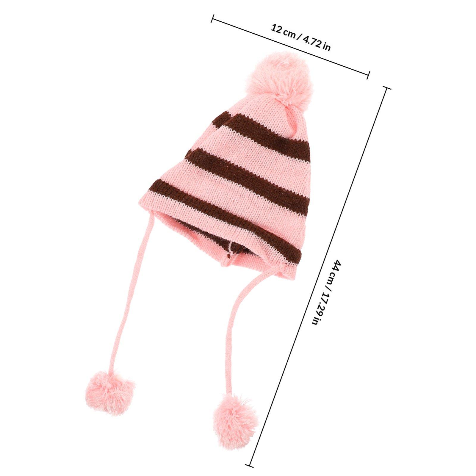 

1Set Dog Warm Costume Scarf and Hat Set Knitted Winter Pet Clothing Festival Outfit for Small Medium Large Dogs Holiday Travel