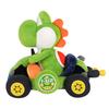 Sanei Boeki Super Mario & Mario Kart World Yoshi Plush Toy, W17 X D27 X H23cm (MKW02)