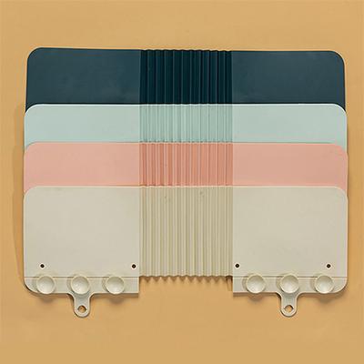 Useful Solid Color Splash Proof Flexible Self-adhesive Great Stickiness Splash Baffle for Kitchen Sink Guard