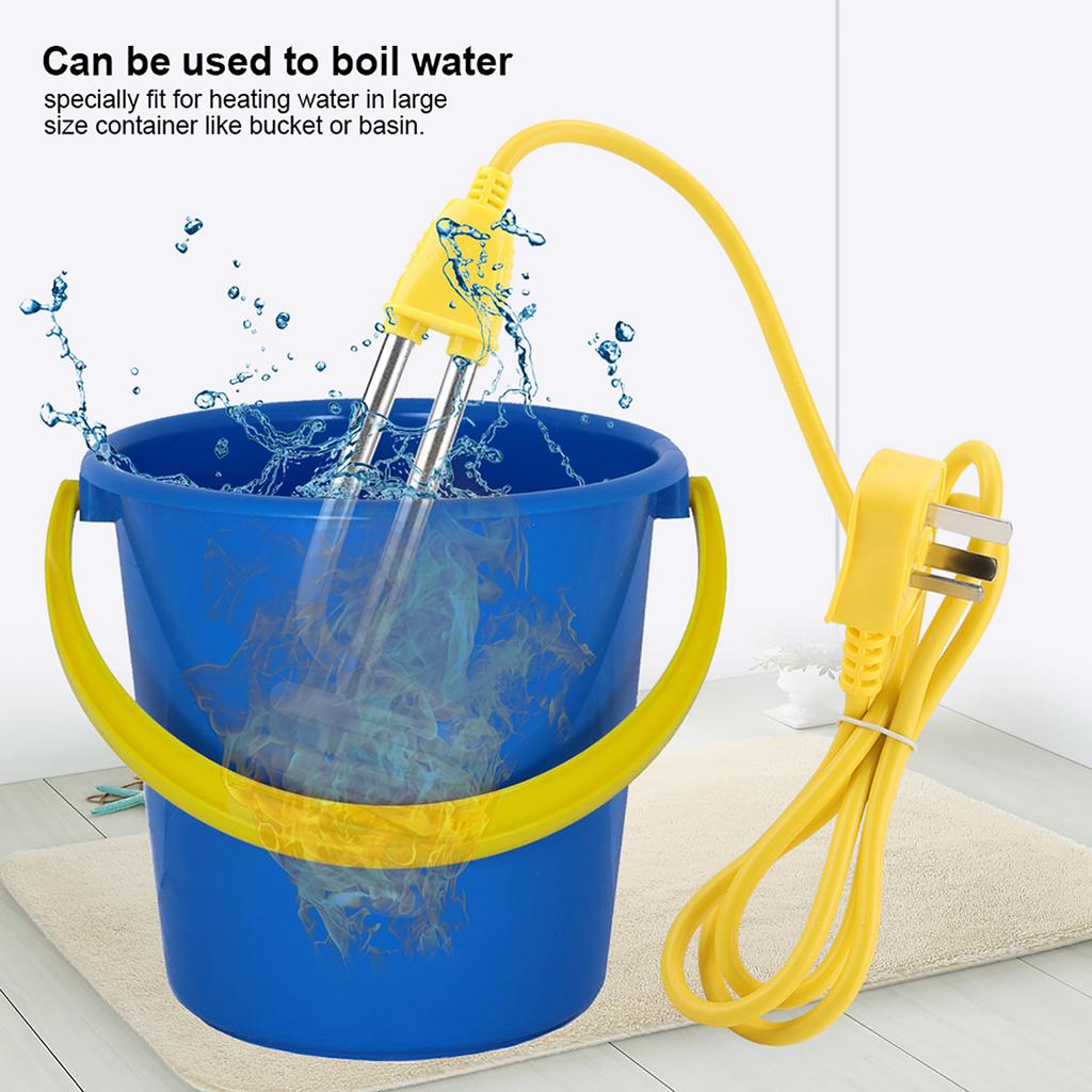 Portable Electric Immersion Heater Boiler Spiral Tube Water Heating