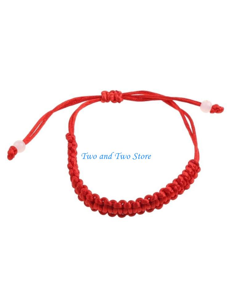 HX6F Exquisite Amulet Red String Bracelet Anklets Lucky Kabbalah Red Rope Bracelet Jewelry for Valentine s Day Birthday красный