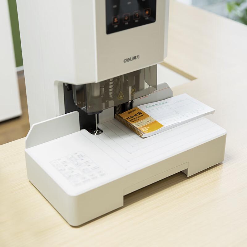 Deli Automatic Financial Binding Machine CN plug (adapter included)