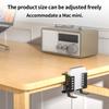 Desk Side Laptop Holder No Drill Tablets Hanging Holder Clamp On Desk Organizer for Office Home Laptop/Tablet/Keyboard/Headphone