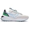 New LiNing Cushioned Slip Resistant Abrasion Resistant Low Top Casual Running Shoes Men's White Sand Gray AGCR445-1