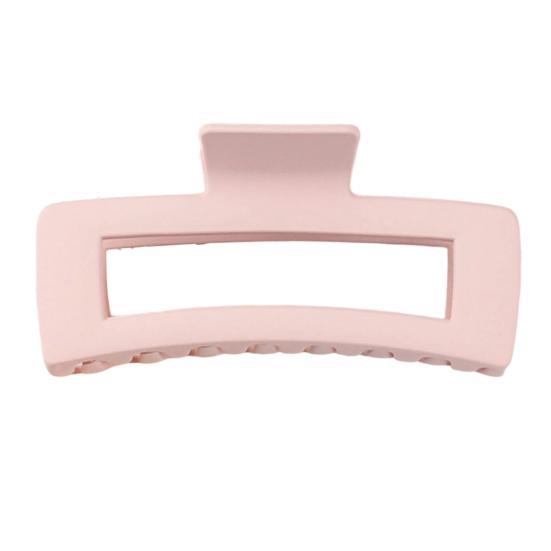 Hair Claw for Women, Frosted Rectangle Hair Clip, Hollow Design Back Head Hair Claw, Large Size Shark Hair Clip for Daily Wear Party Gathering Outing