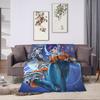 Overwatch Juno Blanket  Warm Street Trend Plush Bedding Throws For Kids Living Room Flannel Bedspread Bed Cover