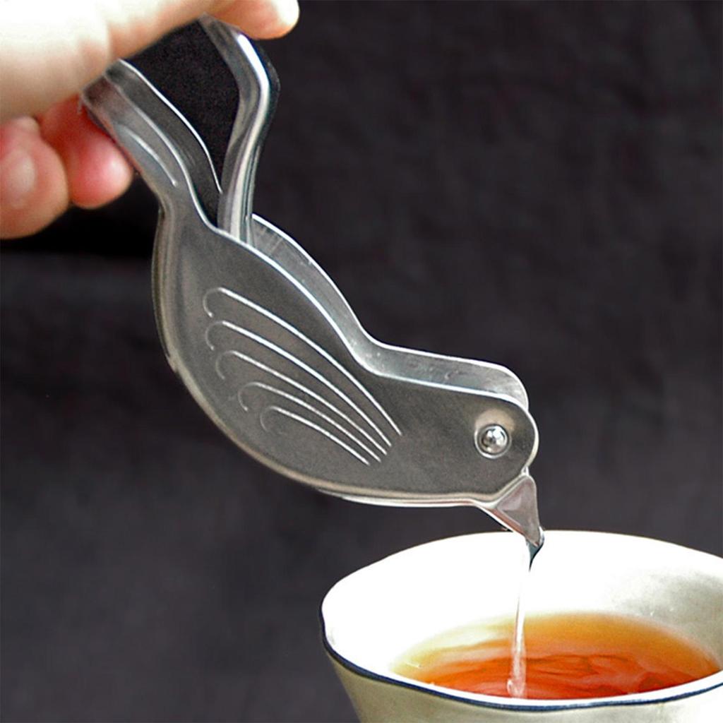 Bird Lemon Slice Squeezer Kitchen Gadget Lemon Lime Squeezer Stainless Steel Bird Lemon Extruder Portable Hard Lemon Squeezer