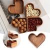 Durable Heart Shaped Plates Stackable Sushi Serving Tray Candy Dishes Decorative  For Dried Fruits