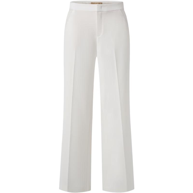 PORTS Women's Triacetate Wide-Leg Pleated Trousers