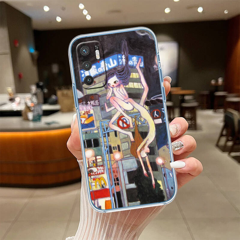 Aya Takano Case for Motorola E7 E22 E20 E13 E15 E22S E30 E40 G10 G20 G04 G22 G23 G05 G75 G35 G55 G6 G7 G8 G9 Plus Power Play