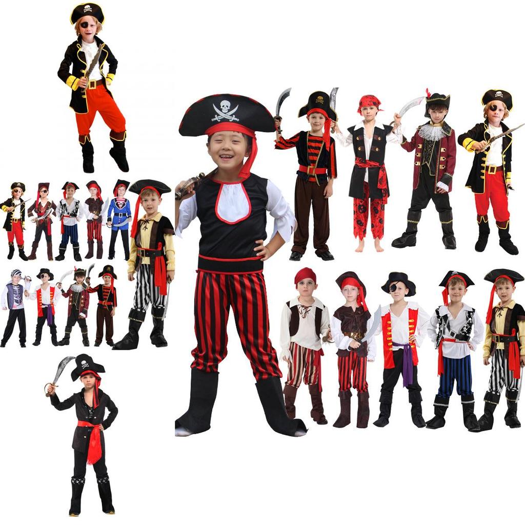 Premium Quality Pirate Costume For Children Perfect For Halloween Parties And Cosplay