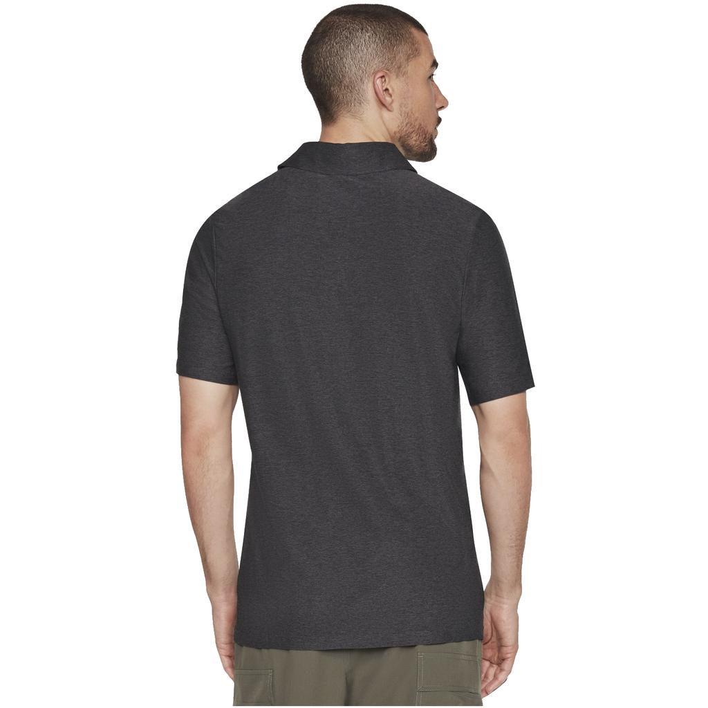 Skechers Go Dri All Day Polo, Mens grey T-shirts