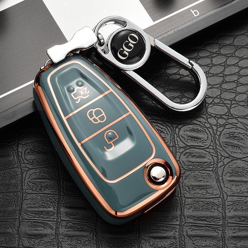 Ford Key Case for Classic Focus, Escort, Edge, Mondeo, Kuga, EcoSport