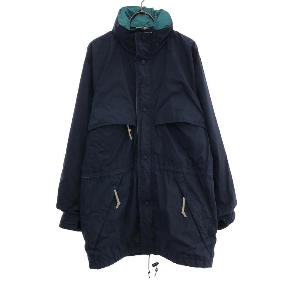 

Винтажная куртка Eddie Bauer 80-х годов с черным ярлыком, на молнии, S, темно-синяя, с сетчатой подкладкой, мужская, б/у