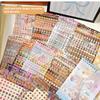 18Sheets/Book Cute Mini Desserts Cut Film Sticker Book Creative Handbook Diy Scrapbook Book Phone Decoration Collage Stationery