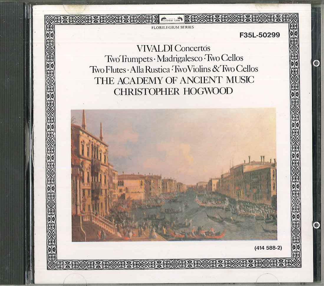 

CD HOGWOOD - Vivaldi Concertos F35L50299 POLYDOR Japan Classical Used