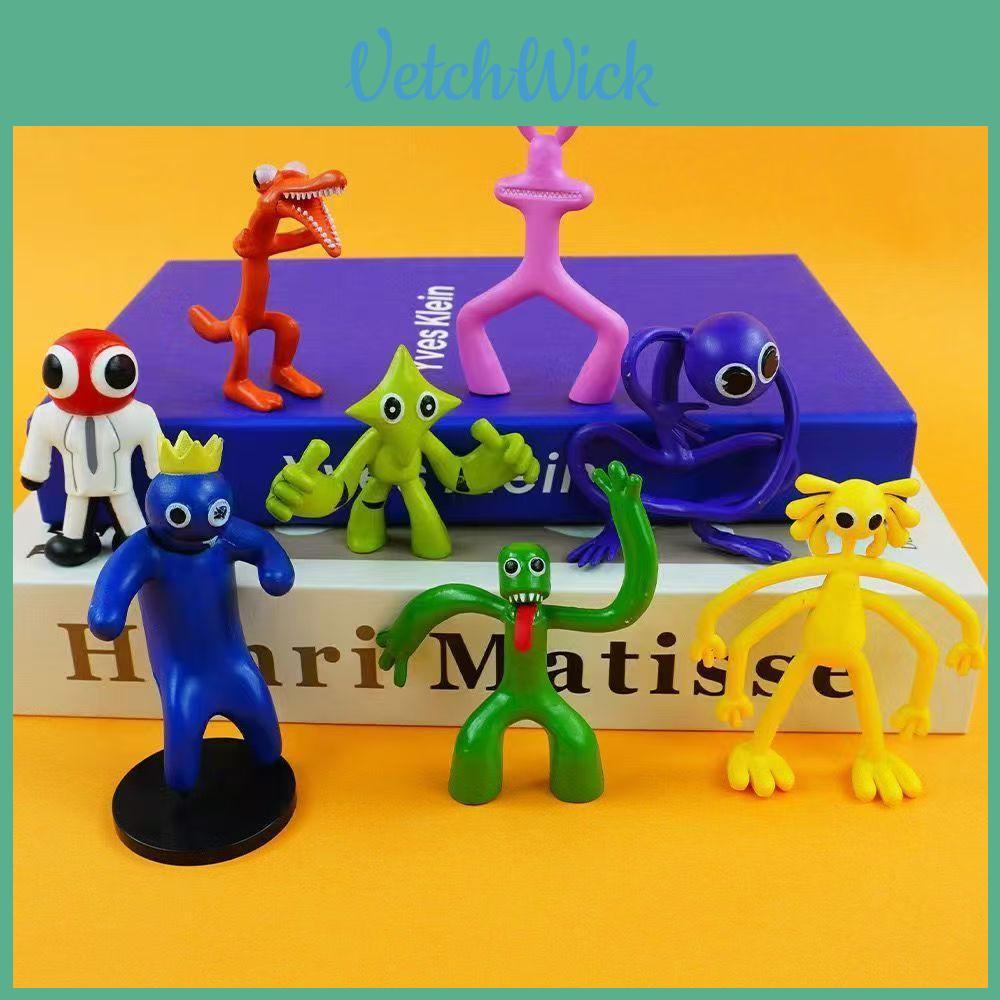 Adorable Rainbow Friends Pvc Figures Set Featuring 8 Charming Blind Box Models