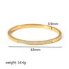 Geometric Star Stainless Steel Bracelet With 18k Gold Plating For Fashionable Women