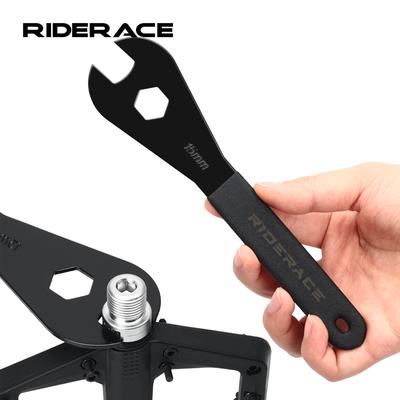 Langlebiger Fahrrad-Naben-Konusschlüssel, 15 mm, offen, für Mountainbike, Rennrad, Pedalinstallation, Entferner, Spanner, MTB-Radachse, Pedal-Reparaturwerkzeug