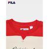 FILA Women's 2026 Spring Wide Stripe Colorblock Knit Pullover