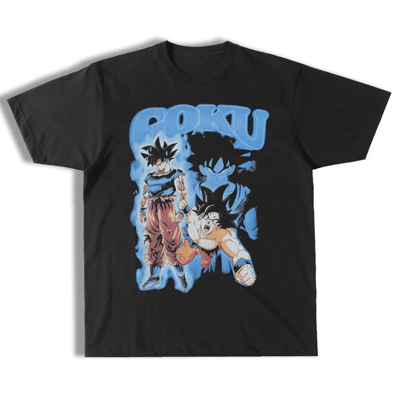 Dragon Ball Dragon Ball Collection Anime Peripheral Short Sleeve Casual Crew Neck Cotton Printed Loose T-Shirt