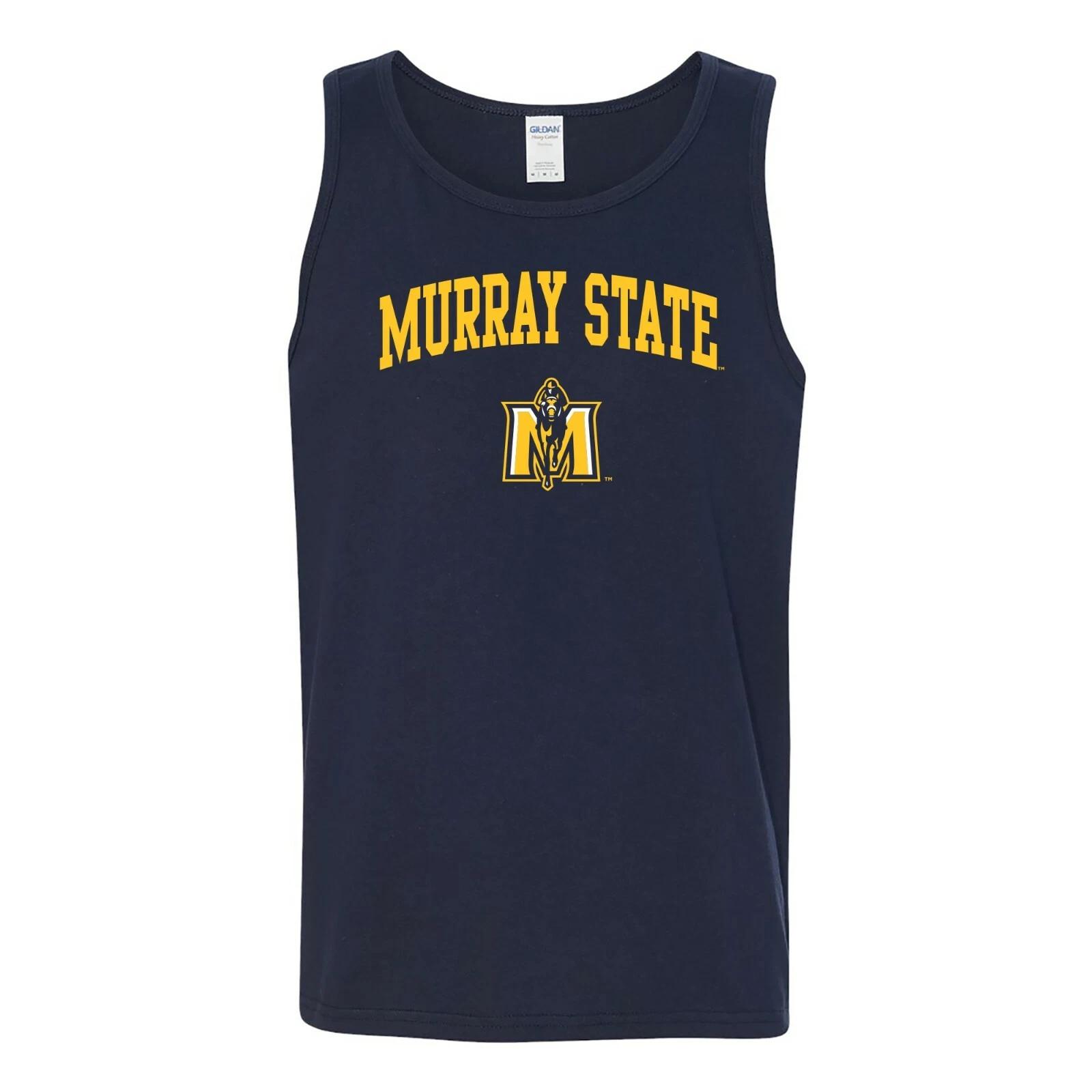 Murray State Racers Arch Logo Tank Top - Navy S
