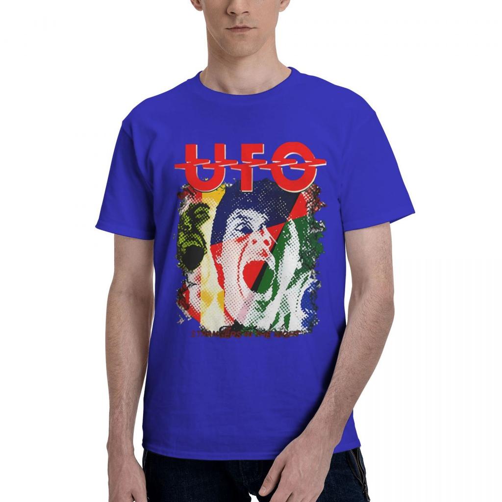 Funny UFO Print 100 Cotton Casual Breathable Confortable Anime Mens Clothing Deals Mens Tops